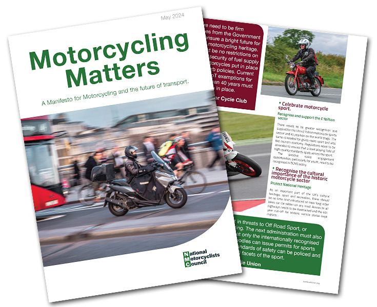 Sheffield Advanced Motorcyclists - National Motorcyclists Council: motorcycling manifesto