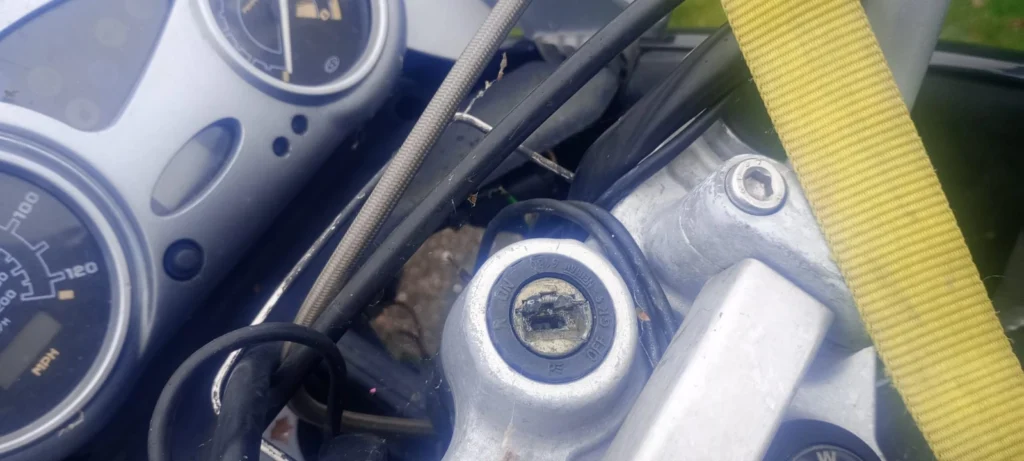 Bought bike with no key - ignition lock busted