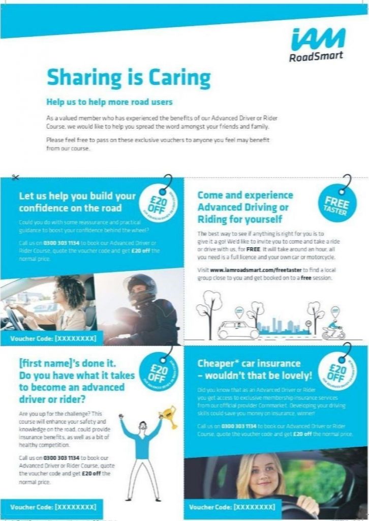 IAM RoadSmart - Sharing is Caring Campaign